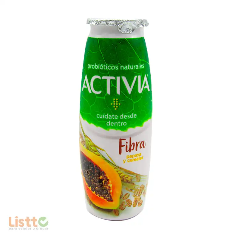 Yoghurt Danone Activia Papaya Cereales para Beber 225 ml.