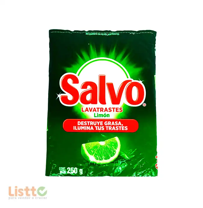 Detergente Salvo Limón 250 gr.