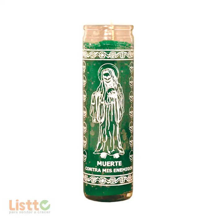 Veladora Mistica Muerte Verde 105p Pz.