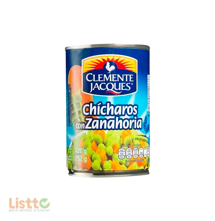 Chícharo con Zanahoria Clemente Jacques 420 gr.
