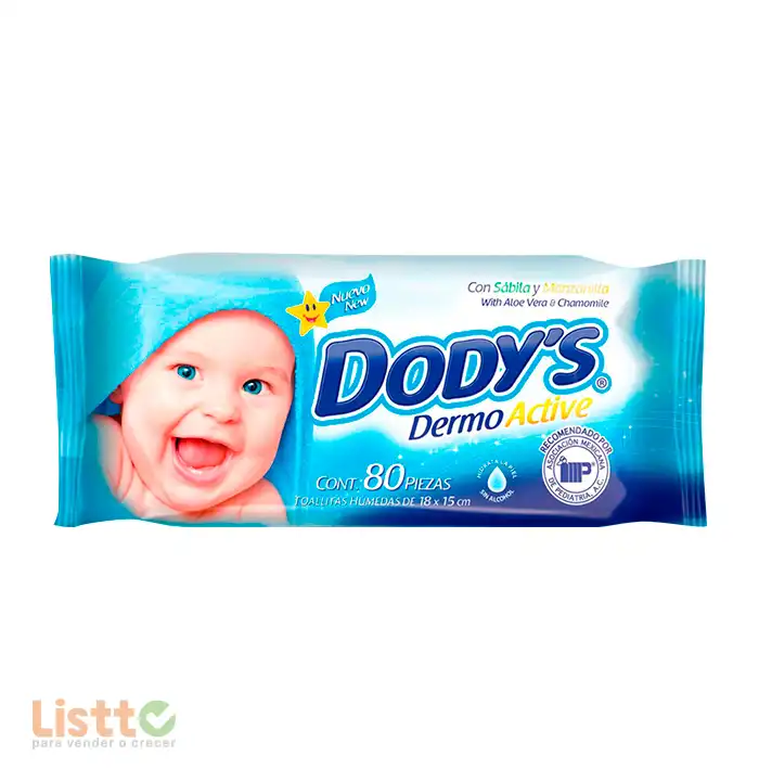 Toallitas Húmedas Dodys 80 pz.