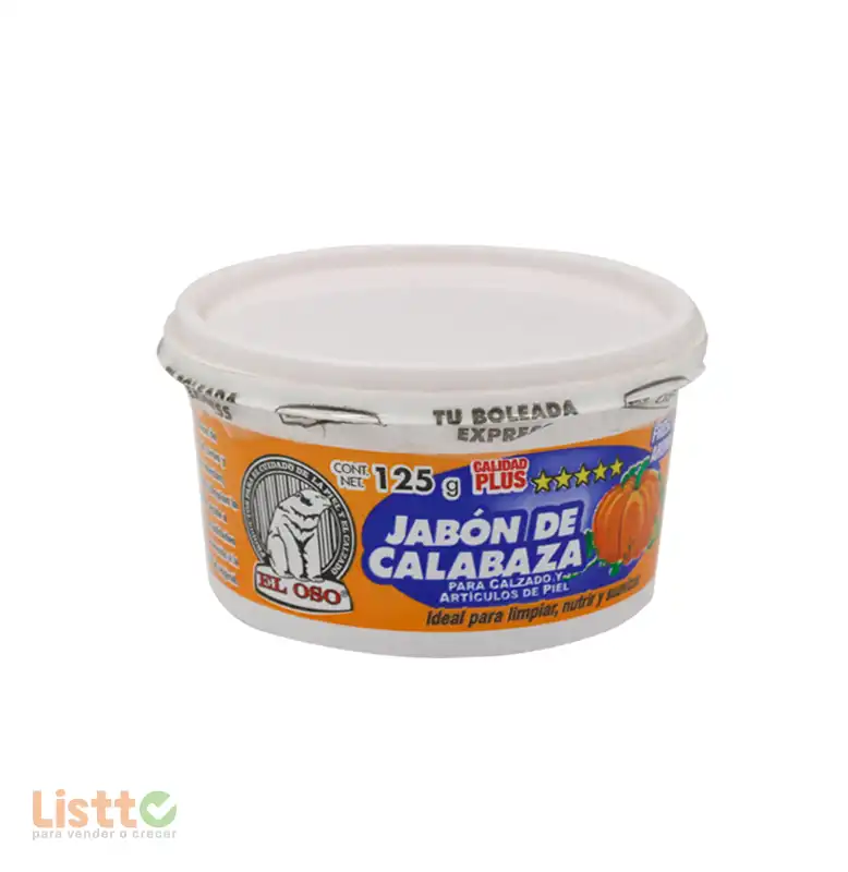 Jabón de Calabaza El Oso 125 gr.