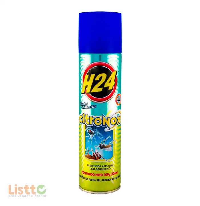 Insecticida H-24 Citronox Aerosol 309 ml.