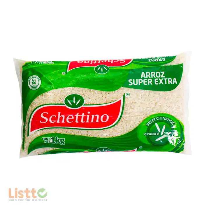 Arroz Schettino Súper Extra 1 kg.