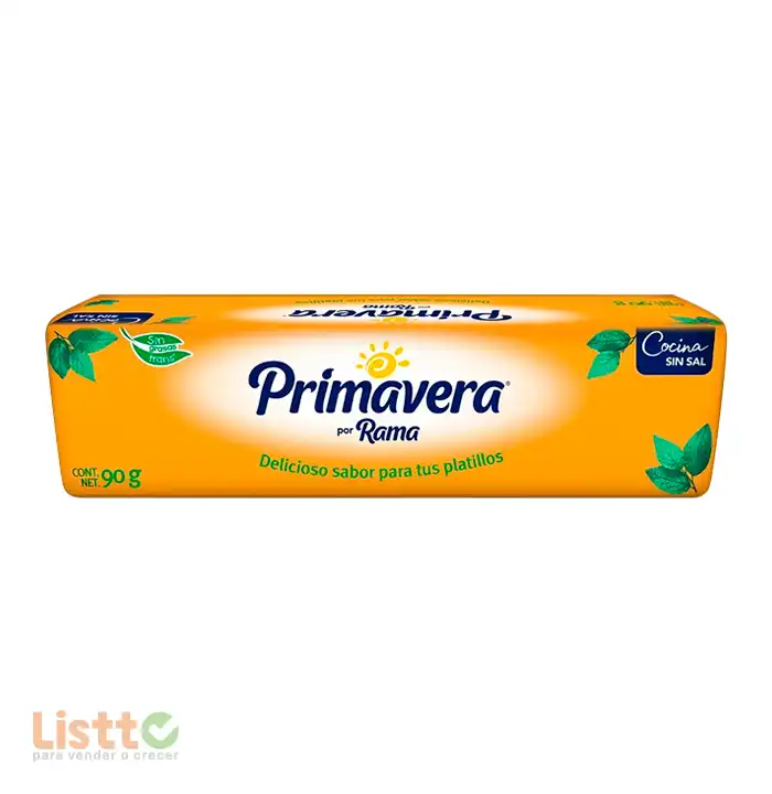 Margarina Primavera sin Sal 90 gr.