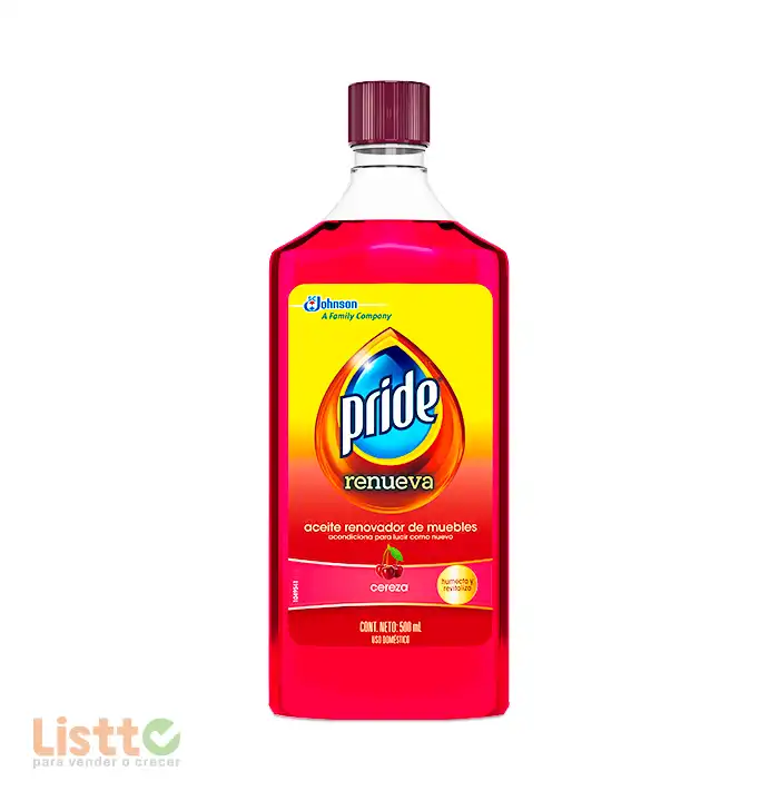 Aceite para Muebles Pledge Rojo Cereza 500 Ml.