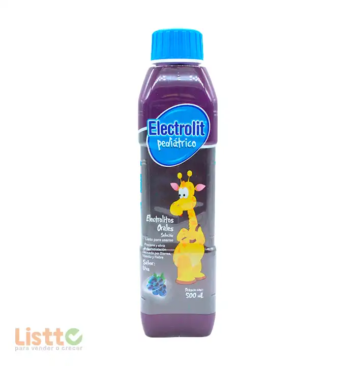 Suero Electrolit Uva Pediátrico 500 ml.