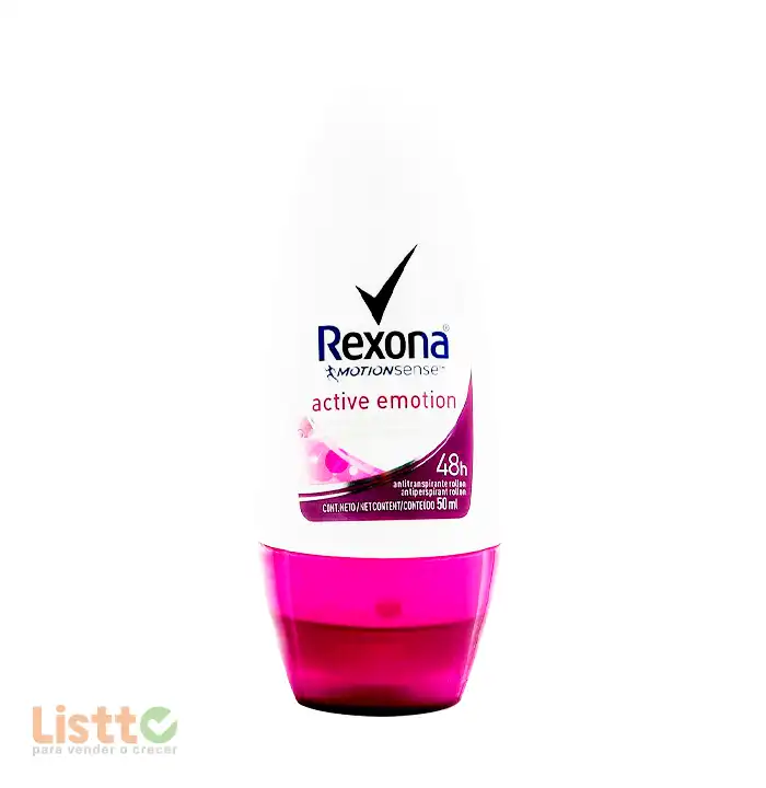 Desodorante Rexona Active Emotion Mujer Roll On 50 gr.