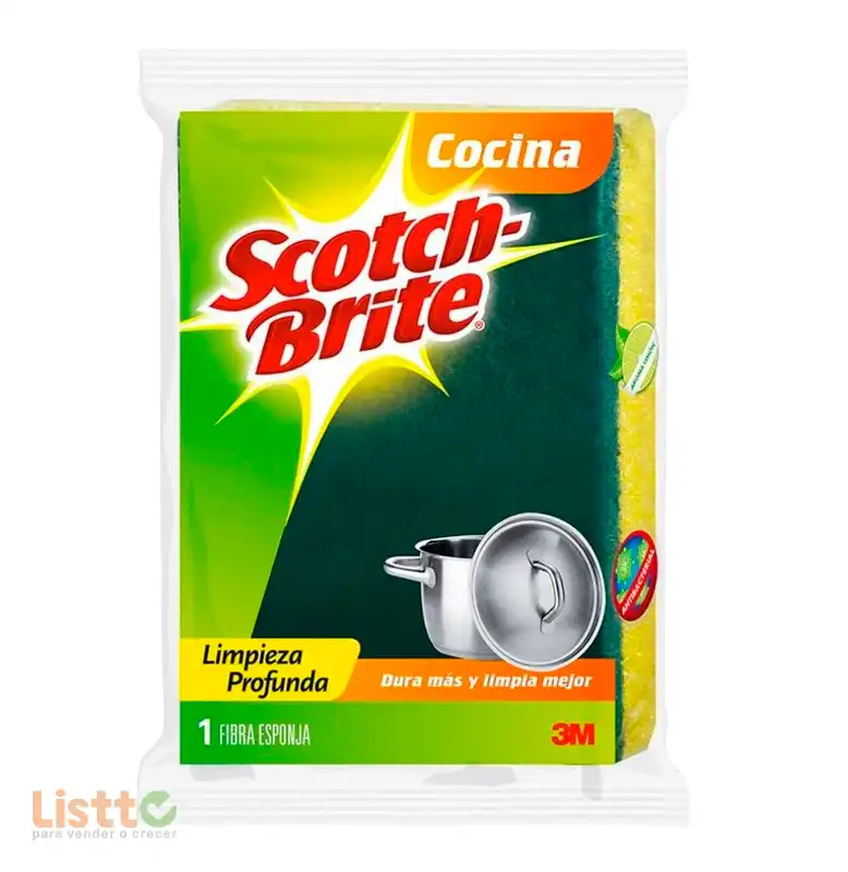 Fibra Scotch Brite Mi Fibra Esponja Mediana pz.