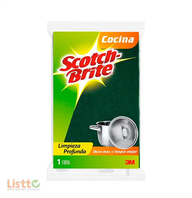 Fibra Scotch Brite Mi Fibra Verde Gigante pz.