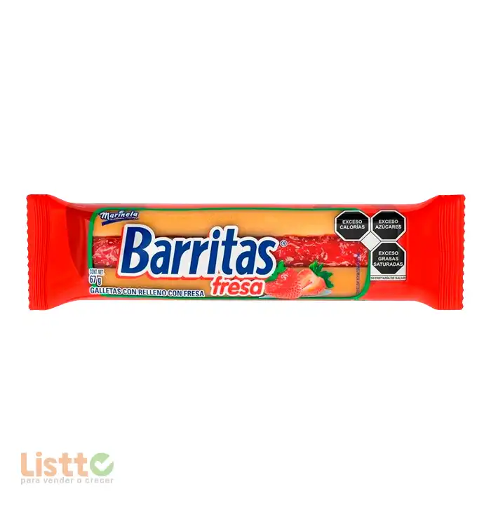 Barritas Marinela Fresa 64 gr.