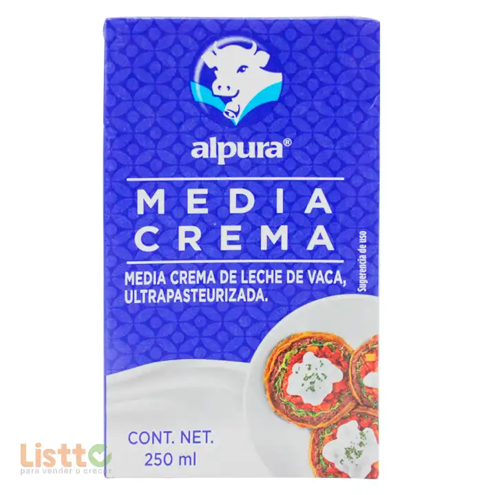 Media Crema Alpura 250 ml.