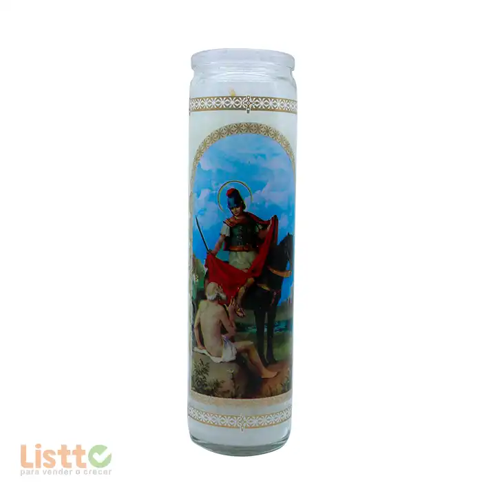 Veladora Luz Eterna Fama San Martin Caballero Pz.