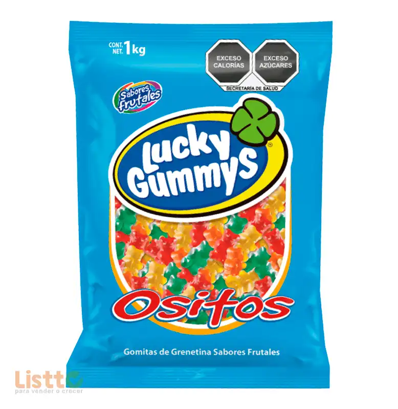 Dulce Lucky Gummys Osos 1 kg.