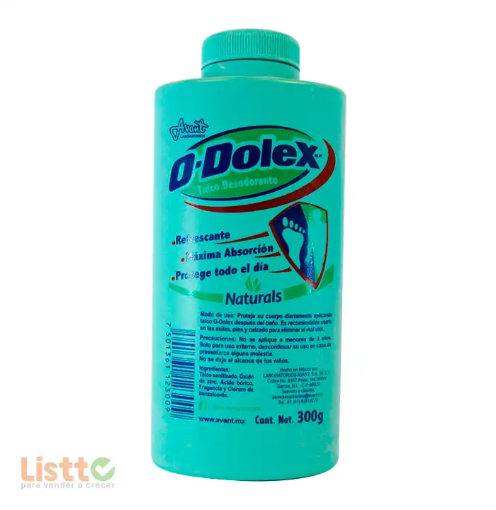 Talco Odolex V erde Naturals 300 gr.