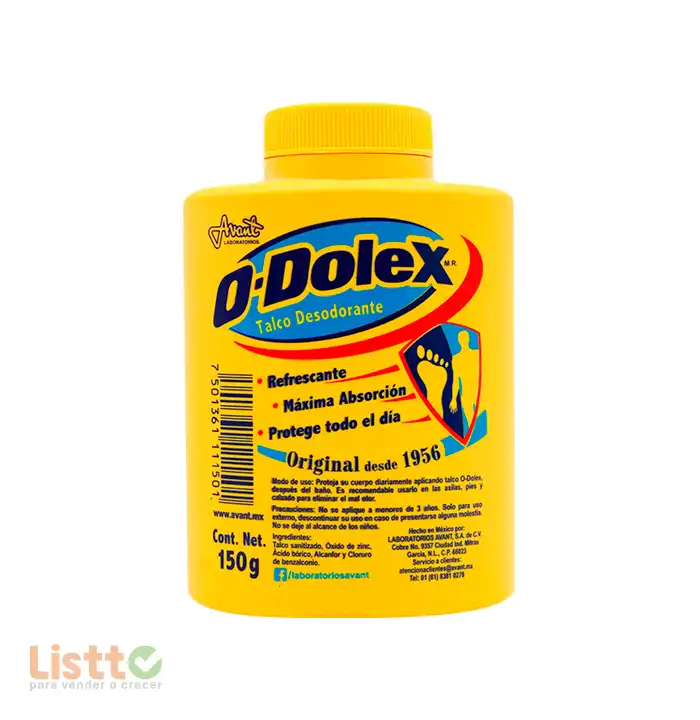 Talco Odolex Amarillo 150 gr.