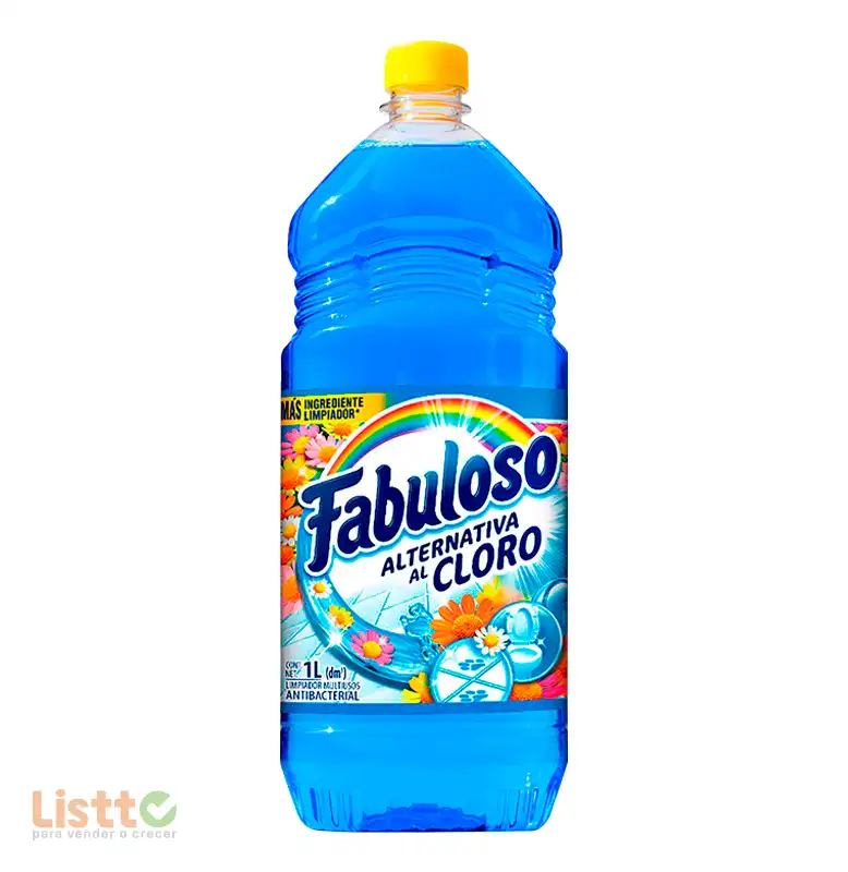 Limpiador Fabuloso Alternativa al Cloro 1 lt.