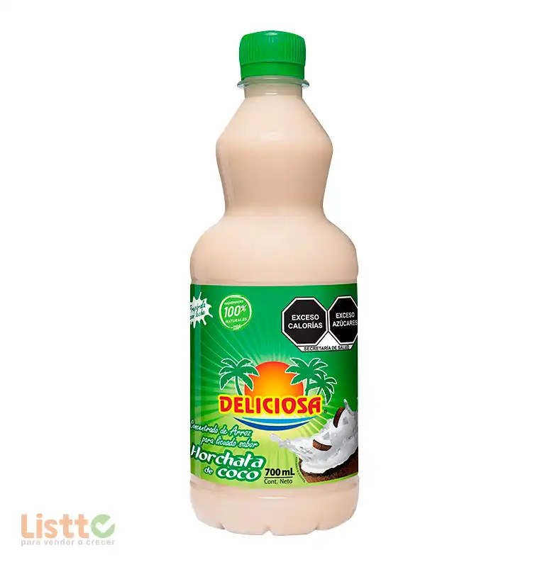 Jarabe Horchata Coco Deliciosa 700 ml.