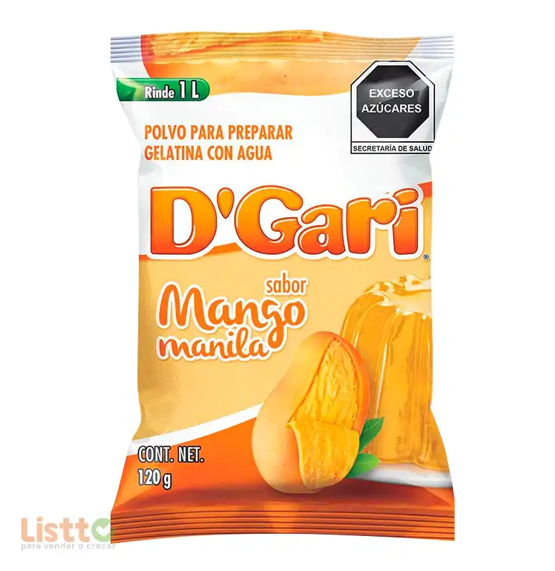 Gelatina D Gari Mango 120 gr.