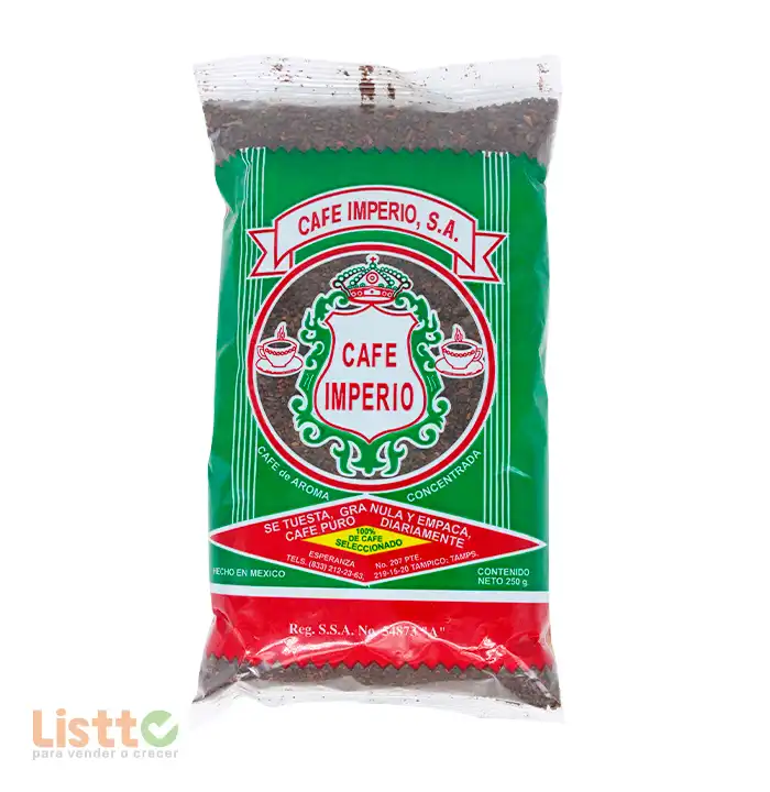 Café Imperio Molido Celofán 250 gr.