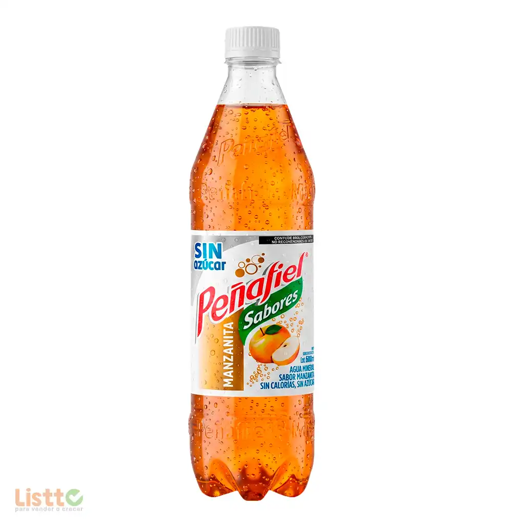Refresco Peñafiel Manzanita Light 600 ml.
