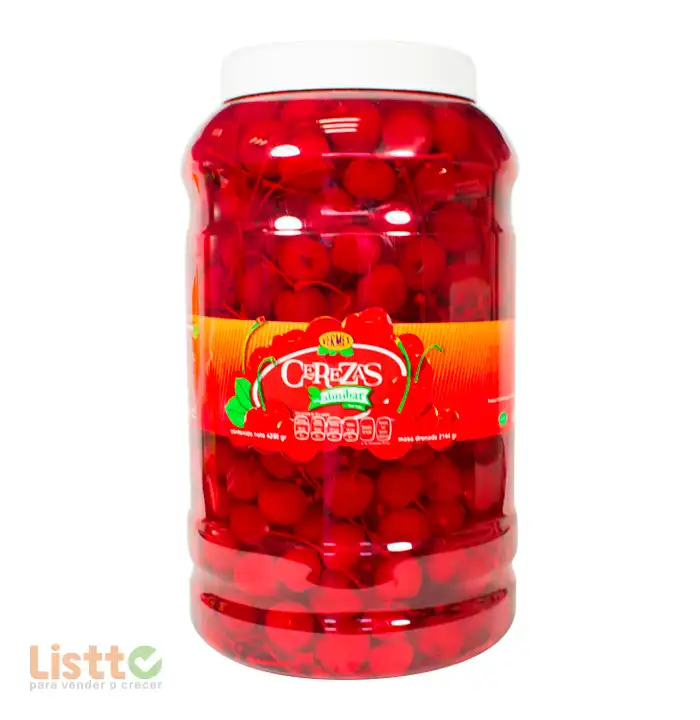 Cerezas Vermex 4.25 kg.