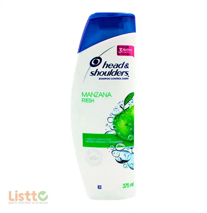 Shampoo Head & Shoulders Manzana 375 ml.