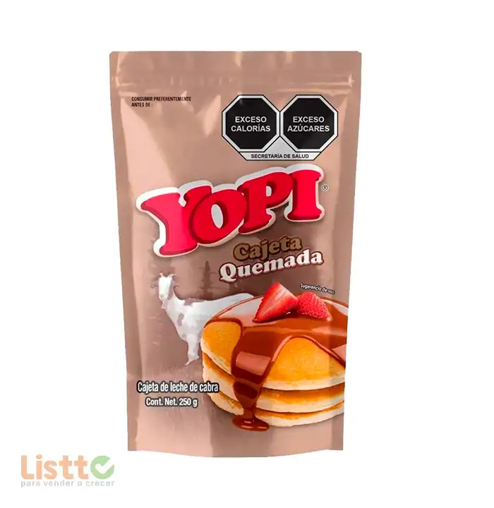 Cajeta Coronado Quemada Yopi Doy Pack 250 gr.