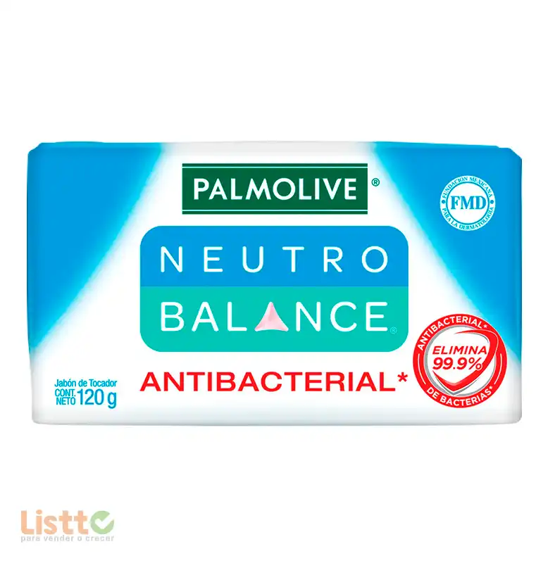 Jabón de Tocador Palmolive Neutro Balance Antibacterial 150 gr.
