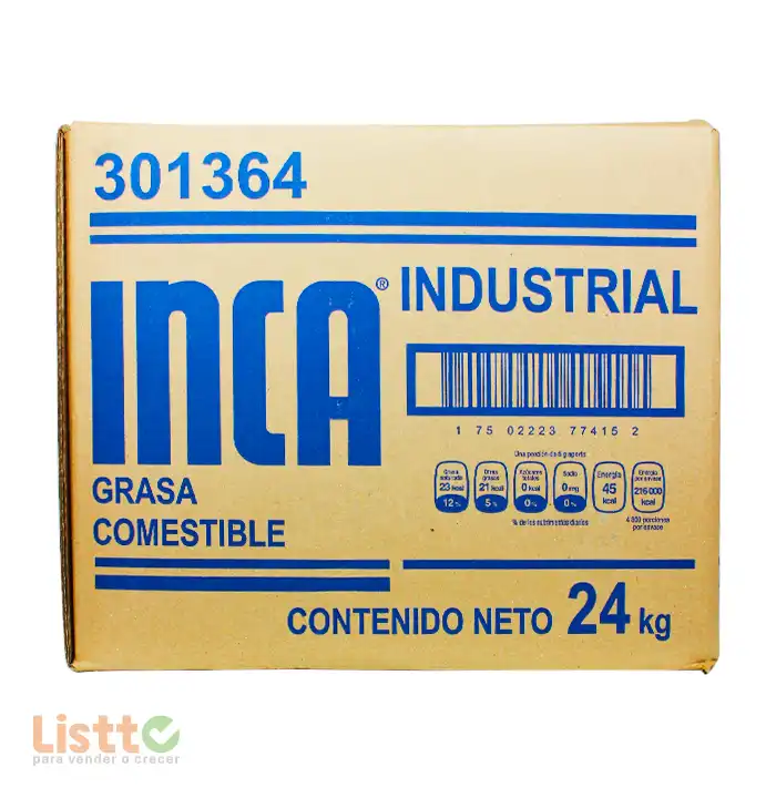 Manteca Inca 24 kg.