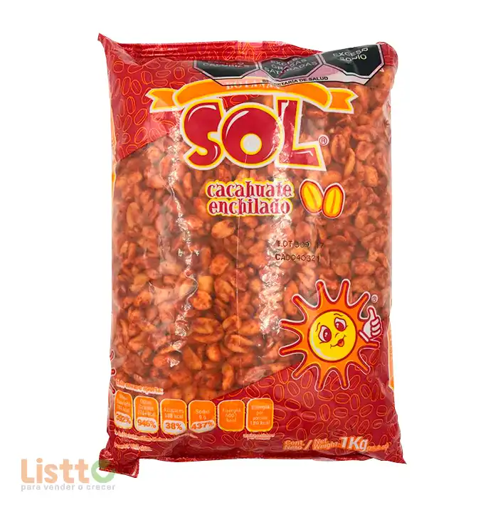 Cacahuate Enchilado Entero kg.