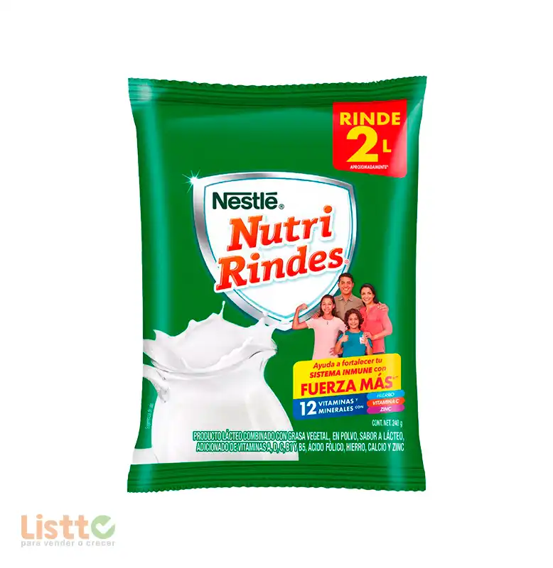 Leche Nido Nutri Rindes 240 gr.