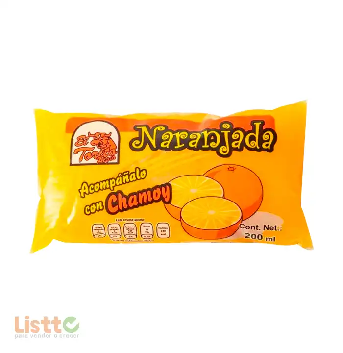 Bebida El Torito Regio Naranja 200 ml.