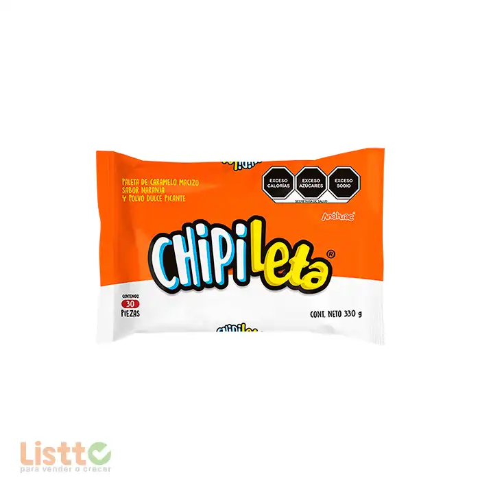 Paleta Anáhuac Chipileta Naranja 30 pz.