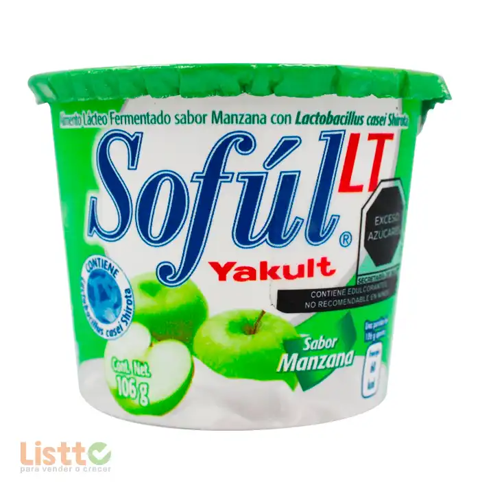 Yoghurt Sofúl Manzana Sin Azúcar 106 gr.