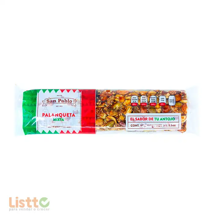 Palanqueta Mixta San Pablo 100 gr.
