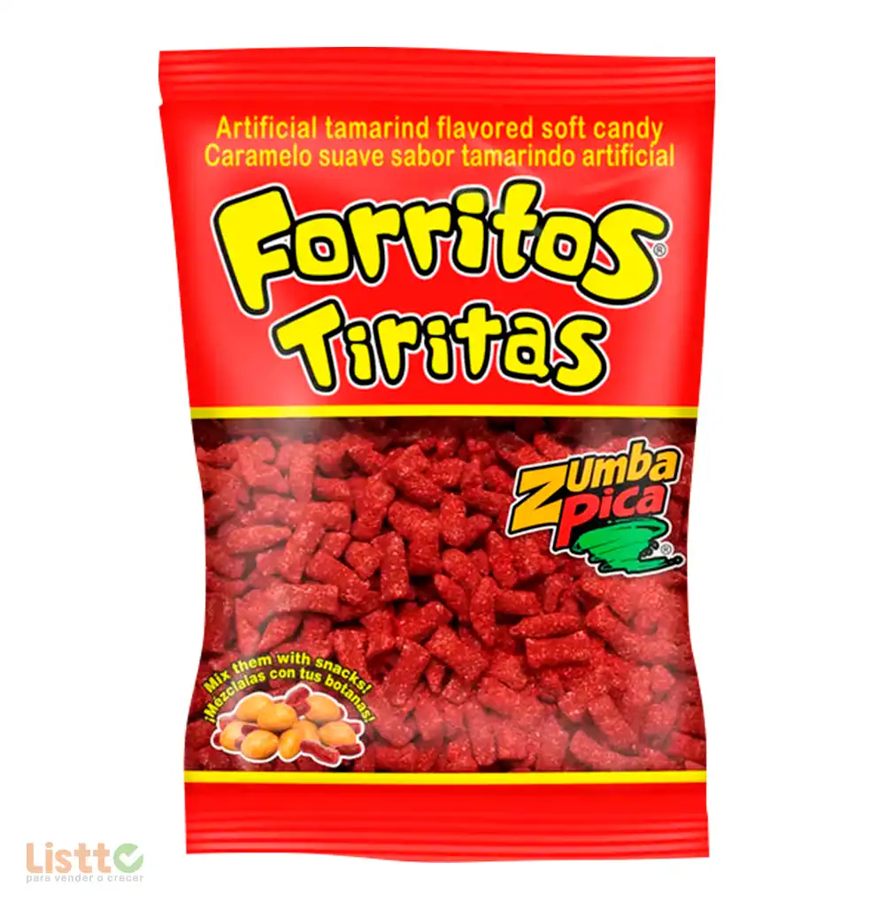 Dulce Zumba Pica Forritos Tamarindo 350 Gr.