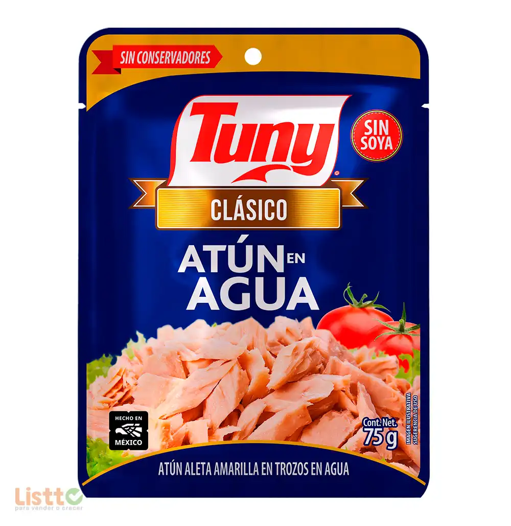 Atún en Agua Tuny Pouch 75 gr.