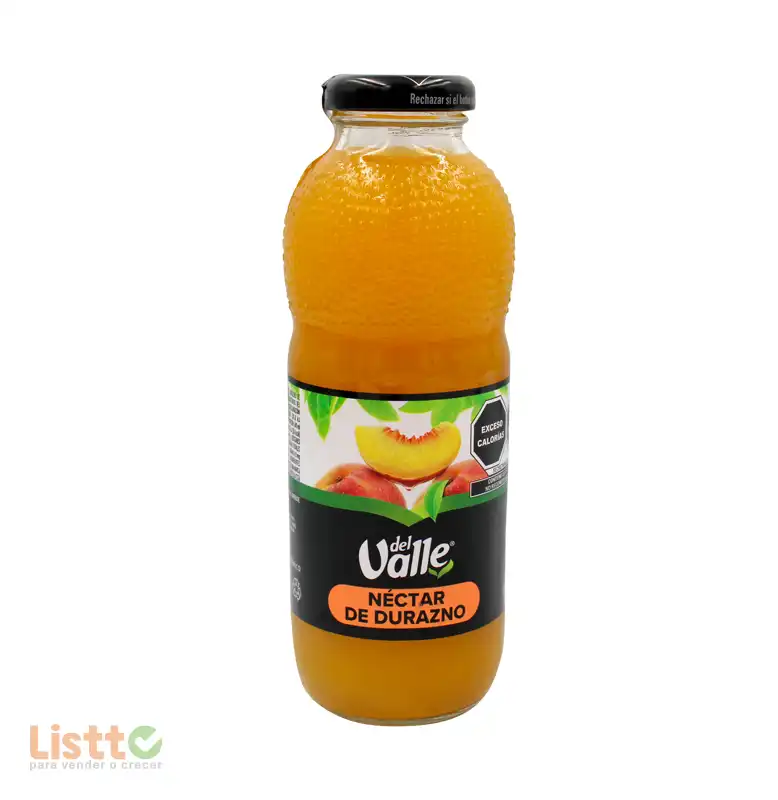 Jugo Néctar Del Valle Durazno Botella 413 ml.