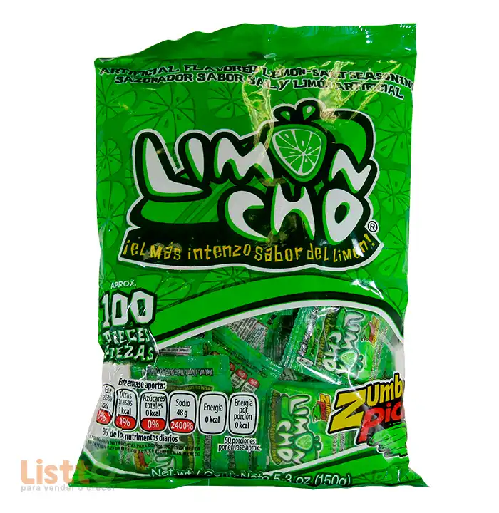 Dulce Zumba Pica Limoncho 100 Pz.