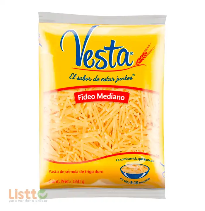 Pasta Vesta Fideo Mediano 160 gr.