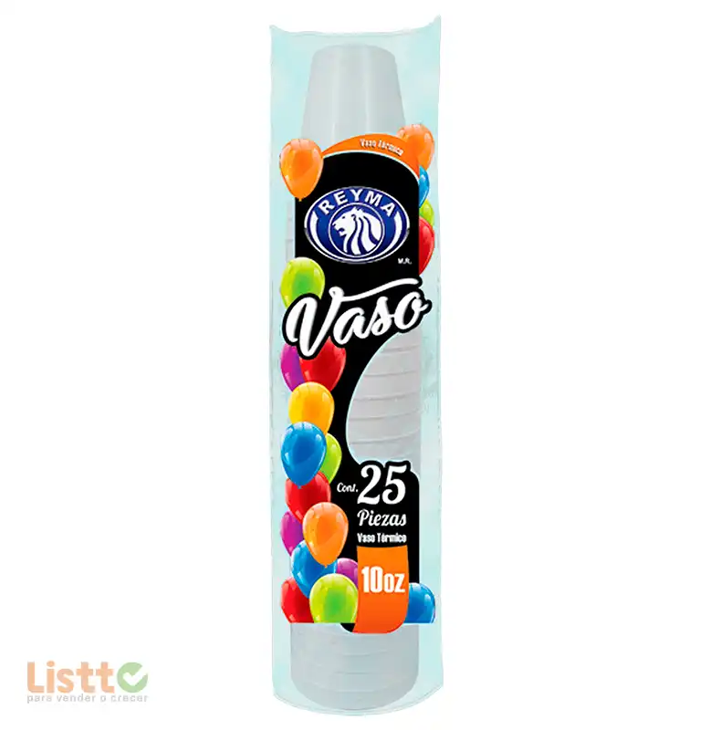 Vaso Térmico Reyma Número 10 25 pz.