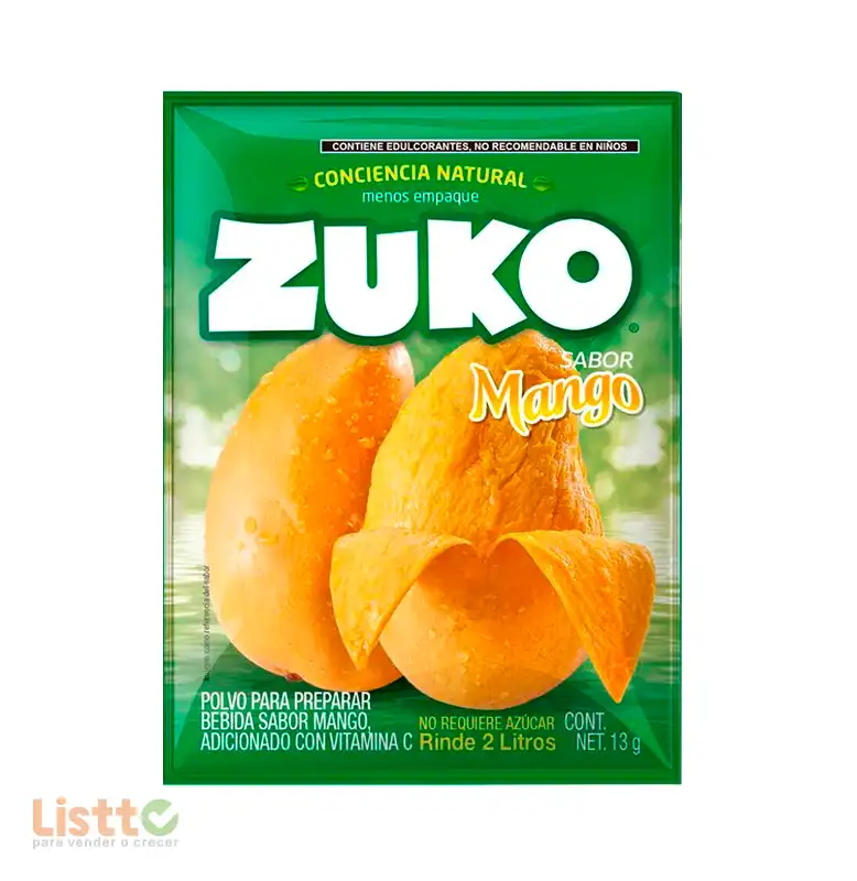 Refresco Zuko Mango 15 gr.