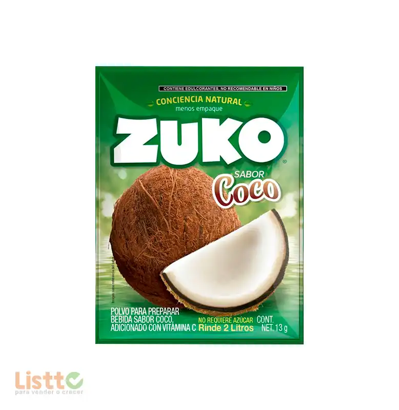 Refresco Zuko Coco 15 gr.