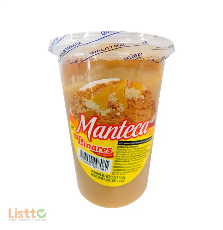 Manteca de Cerdo Linares 800 gr.