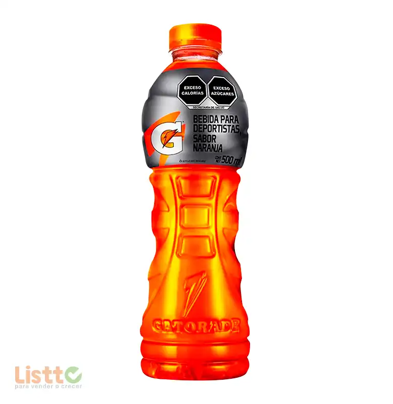 Bebida Gatorade Naranja 500 ml.