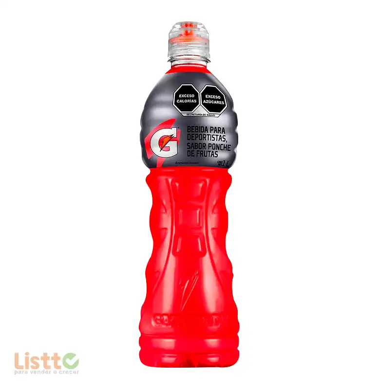 Bebida Gatorade Ponche de Frutas 1 lt.