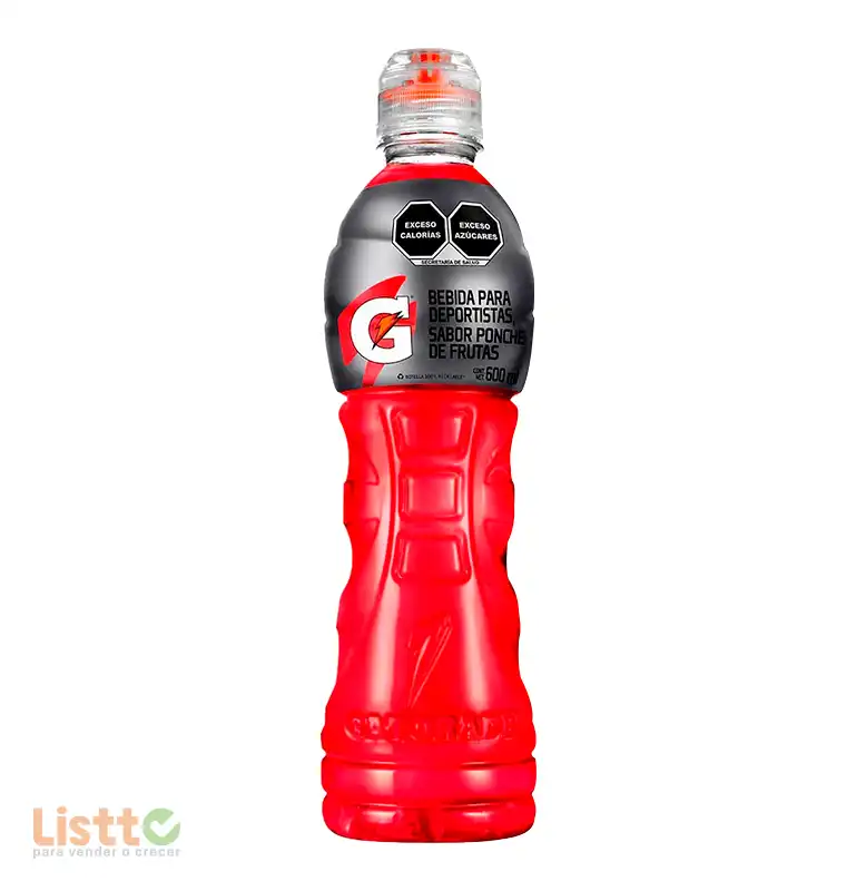 Bebida Gatorade Sport Ponche de Frutas 600 ml.