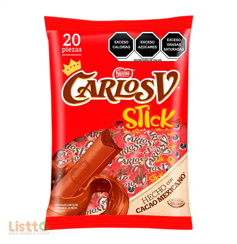 Chocolate Carlos V Stick 20/8 g