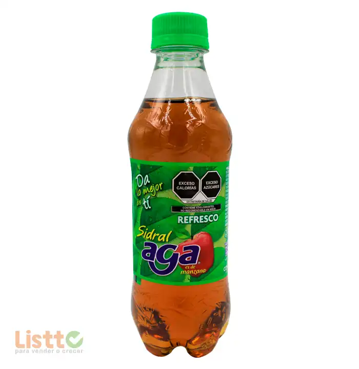 Refresco Aga Sidral Manzana 300 ml.